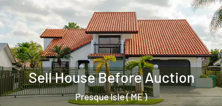  Sell House Before Auction Presque Isle ( ME )