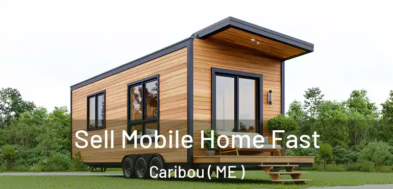  Sell Mobile Home Fast Caribou ( ME )