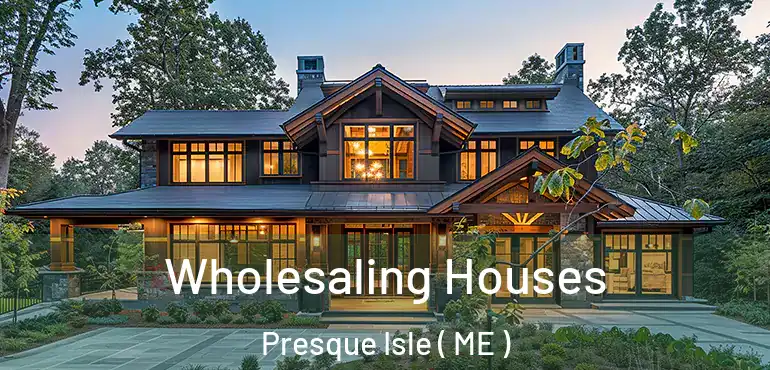  Wholesaling Houses Presque Isle ( ME )